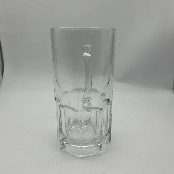 LIBBEY 33.7 Oz Clear Heavy Glass 8" Tall Beer Mug/Stein - Picture 2 of 8